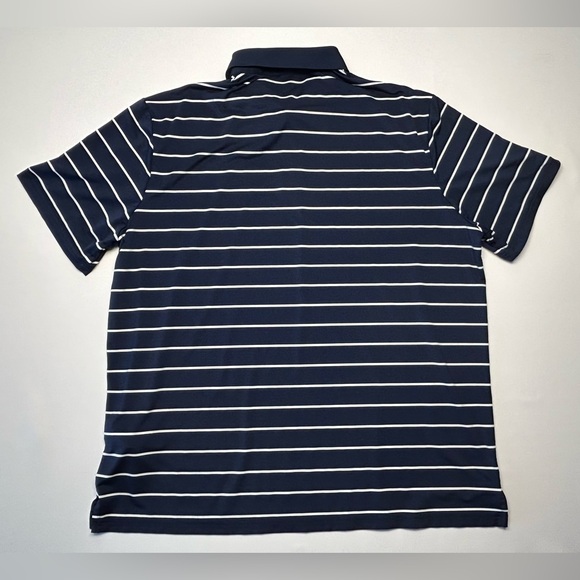 Polo Ralph Lauren Performance Golf Navy and White Striped Polo XL EUC - Picture 9 of 9